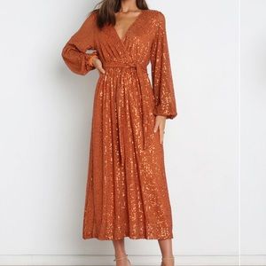 Petal & Pup Melanie Dress - Rust